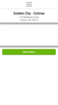 Mobile Screenshot of goldencitycolmar.com